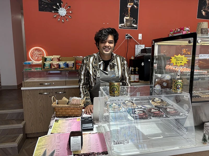 Chai Coffee Day featured in BMC News - Downtown Edmonton café taking the city by storm